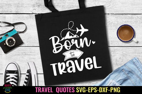 Born to Travel I Vacation SVG I Travel SVG I Adventure SVG SVG Happy Printables Club 