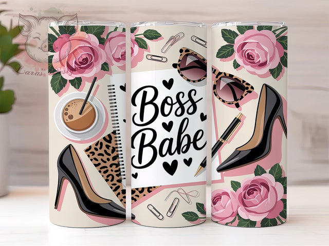 Boss Babe Entrepreneur Tumbler, Business Owner, Entrepreneur Life, Girl Boss, 20Oz Tumbler, Sublimation Wrap, Digital Download Sublimation Lara' s Designs 