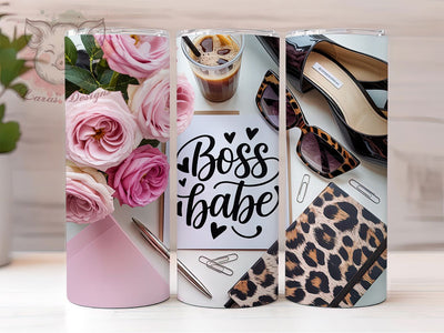 Boss Babe Entrepreneur Tumbler, Business Owner, Entrepreneur Life, Girl Boss, 20Oz Tumbler, Sublimation Wrap, Digital Download Sublimation Lara' s Designs 
