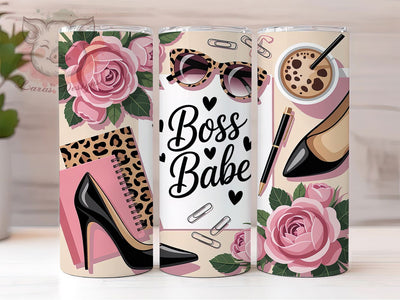 Boss Babe Entrepreneur Tumbler, Business Owner, Entrepreneur Life, Girl Boss, 20Oz Tumbler, Sublimation Wrap, Digital Download Sublimation Lara' s Designs 