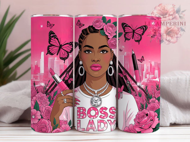 Boss Lady Empowerment Coffee Tumbler, Black Woman Mug, Badass Quote Cup, Empowerment Drinkware, Strong Woman Gift, Girl Boss Tumbler, Inspirational Coffee Mug Sublimation Li Zamperini 