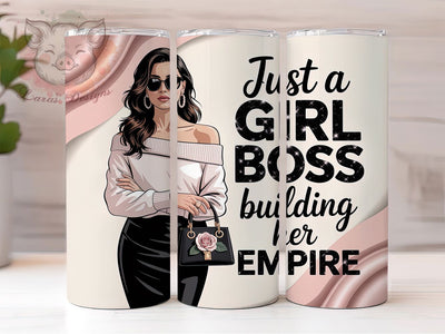 Boss Lady Fashion Empowerment Tumbler Wrap, Girl Boss, Fashion Theme, Empire Builder, Empowerment Style, Glam Wrap, Sublimation Design Sublimation Lara' s Designs 