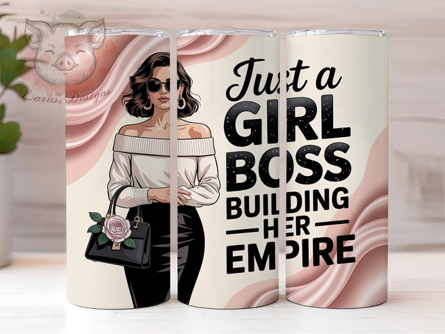 Boss Lady Fashion Empowerment Tumbler Wrap, Girl Boss, Fashion Theme, Empire Builder, Empowerment Style, Glam Wrap, Sublimation Design Sublimation Lara' s Designs 