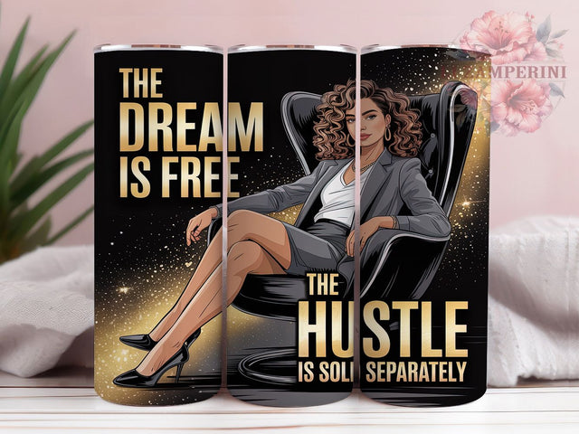 Boss Lady Inspirational Tumbler, Girl Boss Quote, Hustle Motivation, Inspirational Tumbler, Empowered Woman, 20oz Tumbler, Sublimation Design Sublimation Li Zamperini 