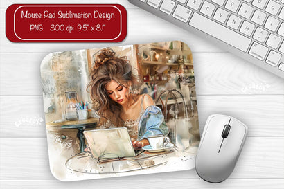 Boss Lady Mouse pad Sublimation designs Mouse pad Girl Boss SVG Createya Design 