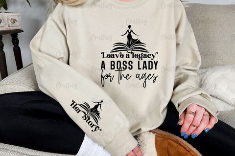 Boss Lady Sleeve SVG Design Bundle SVG Designangry 