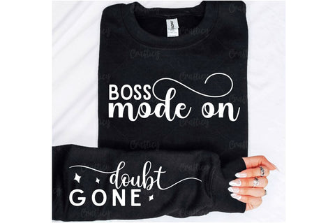 Boss mode on Sleeve SVG Design SVG Designangry 