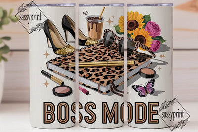 Boss Mode Tumbler Design Sublimation sassyprint 