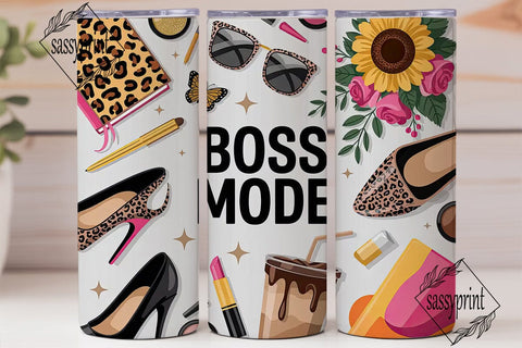 Boss Mode Tumbler Design Sublimation sassyprint 