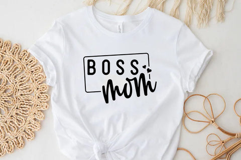 Boss Mom, Mom Quote T-shirt SVG FiveStarCrafting 