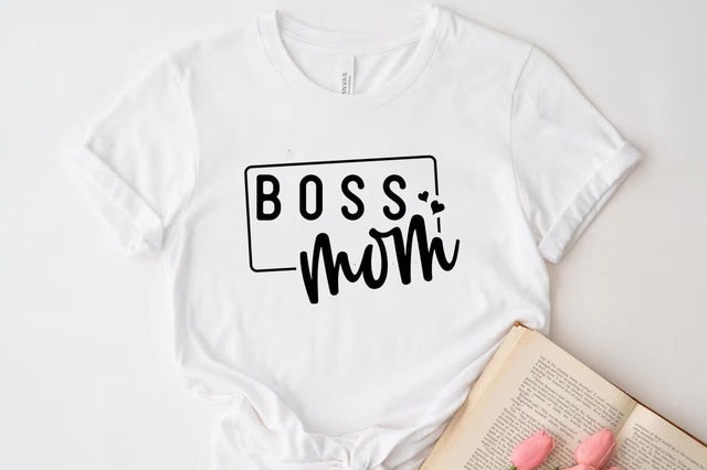 Boss Mom, Mom Quote T-shirt SVG FiveStarCrafting 