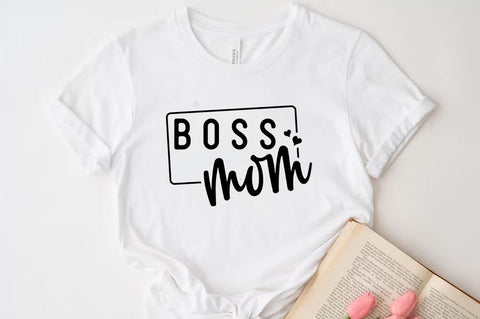 Boss Mom, Mom Quote T-shirt SVG FiveStarCrafting 