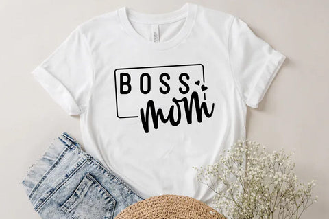 Boss Mom, Mom Quote T-shirt SVG FiveStarCrafting 