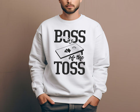 Boss of the Toss Beanbag Player Board and Bags Cornhole T-Shirt Design in Ai Svg Files, Cornhole svg files for cricut, Sports svg SVG DesignDestine 