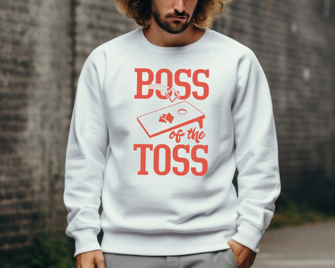 Boss of the Toss Beanbag Player Board and Bags Cornhole T-Shirt Design in Ai Svg Files, Cornhole svg files for cricut, Sports svg SVG DesignDestine 