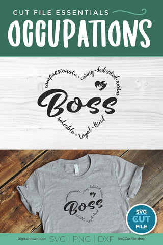 Boss svg - Best Boss svg for bosses appreciation day SVG SVG Cut File 