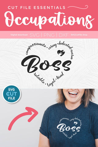 Boss svg - Best Boss svg for bosses appreciation day SVG SVG Cut File 