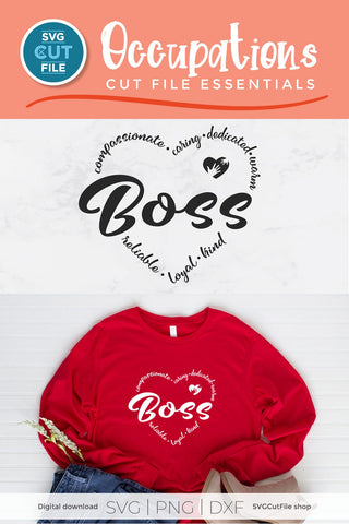 Boss svg - Best Boss svg for bosses appreciation day SVG SVG Cut File 