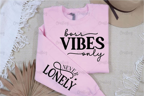 Boss vibes only Sleeve SVG Design SVG Designangry 
