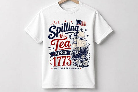 Boston Tea Party PNG Patriotic History Sublimation Design Digital Download SVG BillahCrafts 