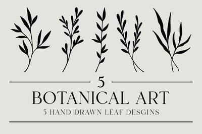 Botanical Art Bundle SVG RFCreative 