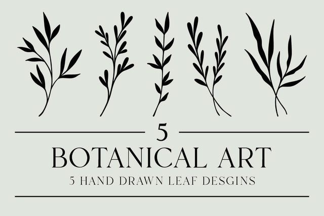 Botanical Art Bundle SVG RFCreative 