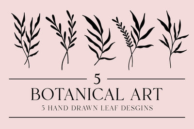 Botanical Artwork Bundle SVG RFCreative 