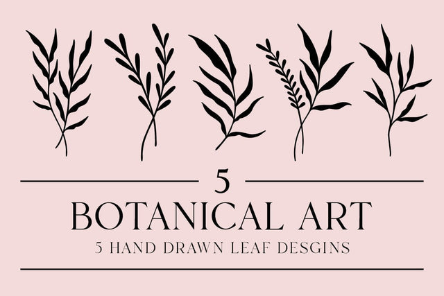 Botanical Artwork Bundle SVG RFCreative 