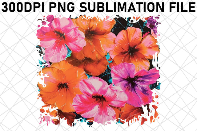 Botanical Beauty in Spring Sublimation Sublimation afrosvg 