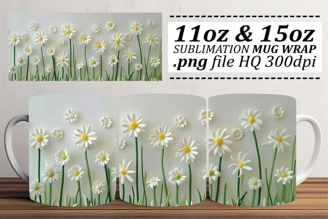 Botanical Beauty Mug Artistry - Sublimation Magic for Spring Sublimation afrosvg 