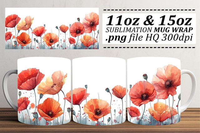 Botanical Blissful Oasis Mug Wrap Design Sublimation afrosvg 