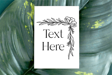 Botanical Border Bundle Of 10 SVG RFCreative 