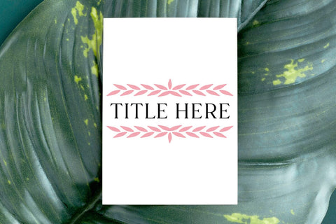 Botanical Border Bundle SVG RFCreative 
