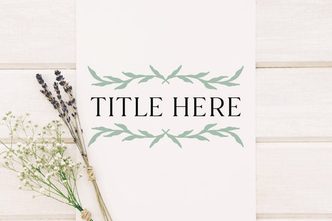 Botanical Border Bundle SVG RFCreative 