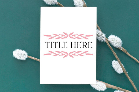 Botanical Border Bundle SVG RFCreative 