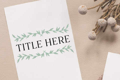 Botanical Border Bundle SVG RFCreative 