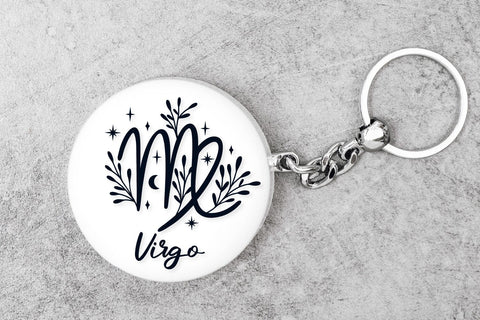 Botanical Zodiac SVG Bundle | 12 Floral Astrology Sign Clipart SVG Tafti Art 