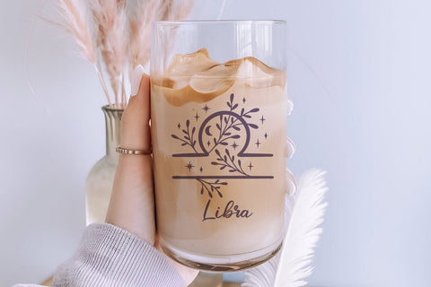 Botanical Zodiac SVG Bundle | 12 Floral Astrology Sign Clipart SVG Tafti Art 