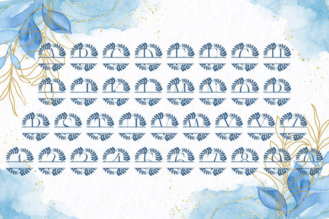 Botanite Split Font Dm Letter Studio 