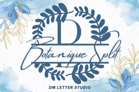Botanite Split Font Dm Letter Studio 