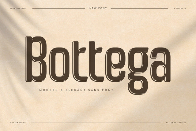 Bottega Font studioalmeera 