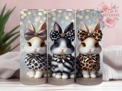 Boujee Easter Bunnies 20oz Tumbler, Easter Bunny Design, Cute Bunny Sublimation, 20oz Tumbler PNG Wrap, Holiday Cup Wrap, Springtime Sublimation Design, Digital Bunny Sublimation Sublimation Li Zamperini 