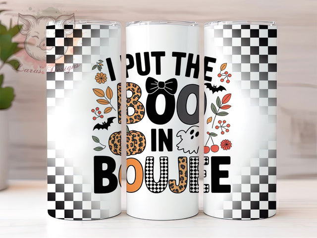 Boujee Glam Ghost Halloween Tumbler, Boo in Boujee Wrap, Sassy Spooky Sublimation, 20oz Halloween Tumbler, Glam Ghost Design, Cute Halloween Wrap, Stylish Fall Drinkware Sublimation Lara' s Designs 