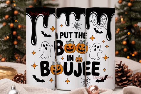 Boujee Halloween 20oz Tumbler Wrap Sublimation DesignSVG 