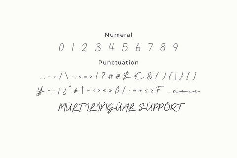 Bountelan - Script Monoline Font Font twinletter 