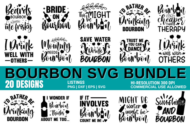 Bourbon SVG Bundle SVG Designangry 