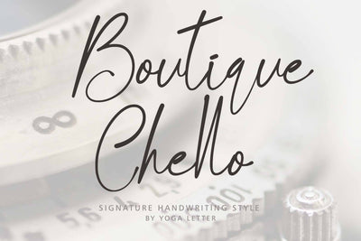 Boutique Chello Font Prasetya Letter 