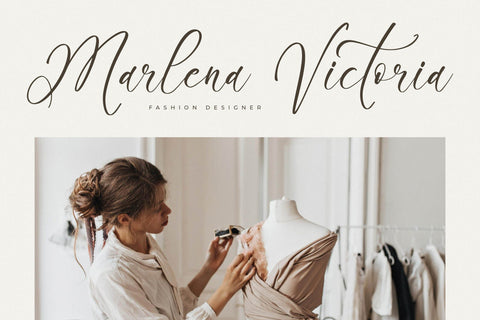 Boutiquen Serahpine - Modern Calligraphy Font Font Letterena Studios 