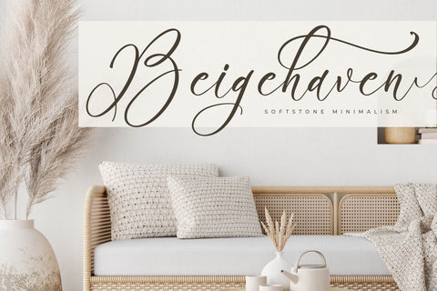 Boutiquen Serahpine - Modern Calligraphy Font Font Letterena Studios 