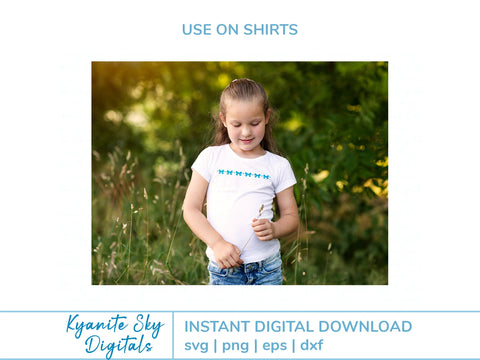 Bow Borders SVG Bundle repeatable 12 inch cute bow borders SVG Kyanite Sky Digitals 